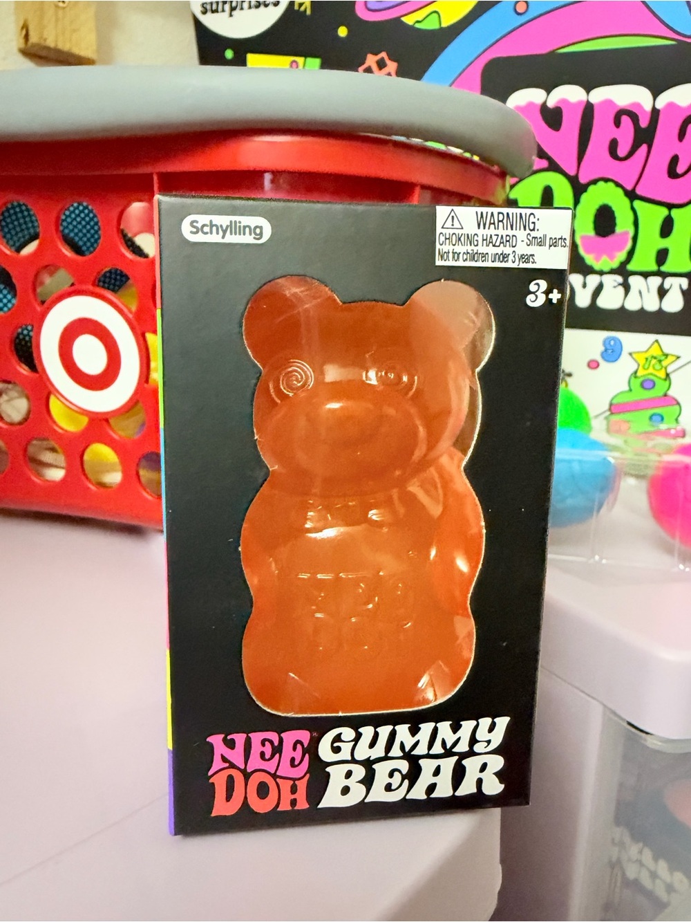 NeeDoh Gummy Bear squeeze Toy - Orange